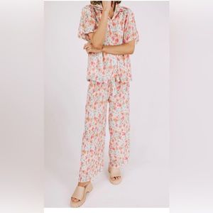 One Loved Babe Floral Outfit Set